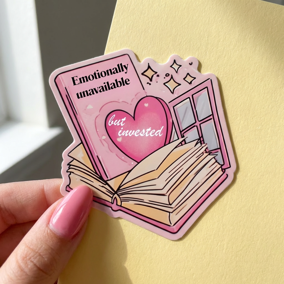 Emotionally Unavailable But Invested Sticker Download