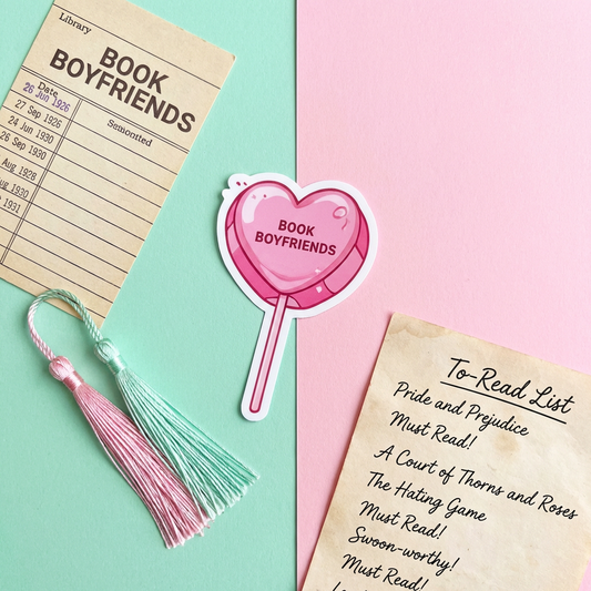 Book Boyfriends Lollipop Digital Sticker Download
